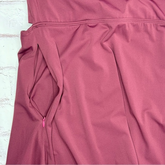 Halara Womens Play It My Way Athletic Dress Size 3x Burgundy Stretch Active - Picture 7 of 7